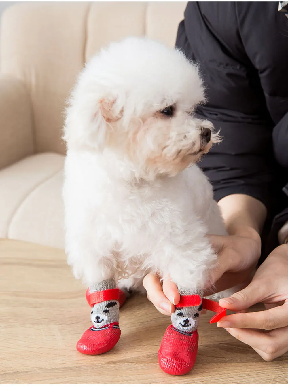 Sapatinho Meia Impermeável Antiderrapante para Pets - Conforto e Proteção
