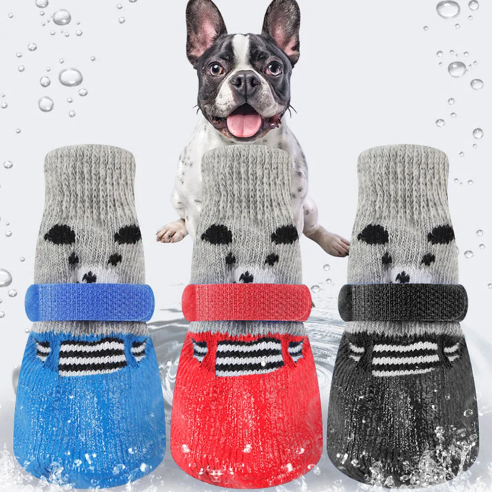 Sapatinho Meia Impermeável Antiderrapante para Pets - Conforto e Proteção