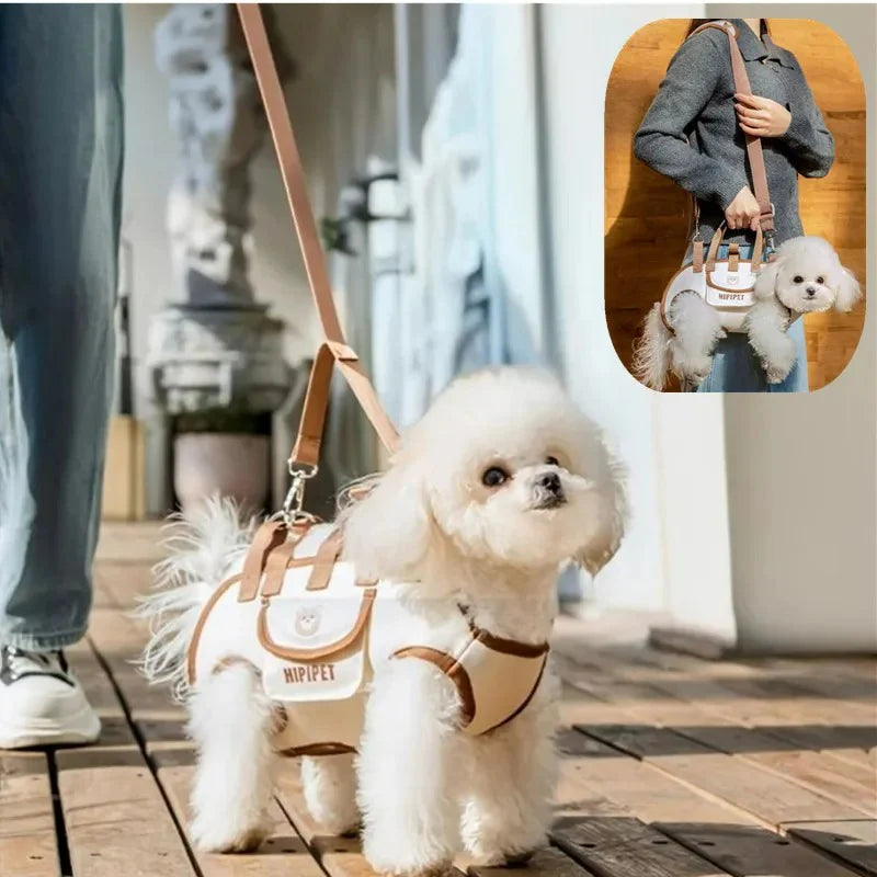 PetSling Comfort – Mochila Transversal de Transporte com Coleira Integrada