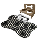 Combo Conforto Pet – Comedouro Elevado + Tapetinho Clean 🐾✨
