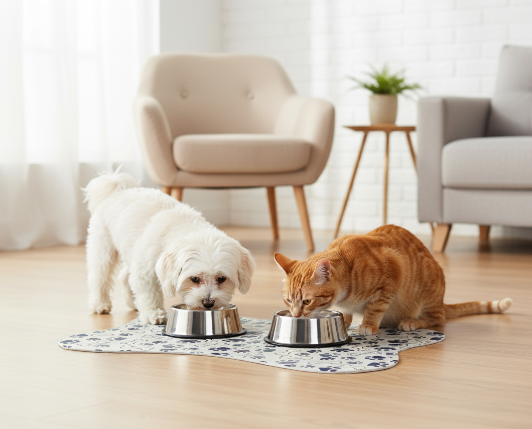 Tapetinho Pet Clean – Refeição sem Bagunça! 🐾✨