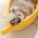 Banana Bed - Cama de Gato e Cachorro Estilo Banana