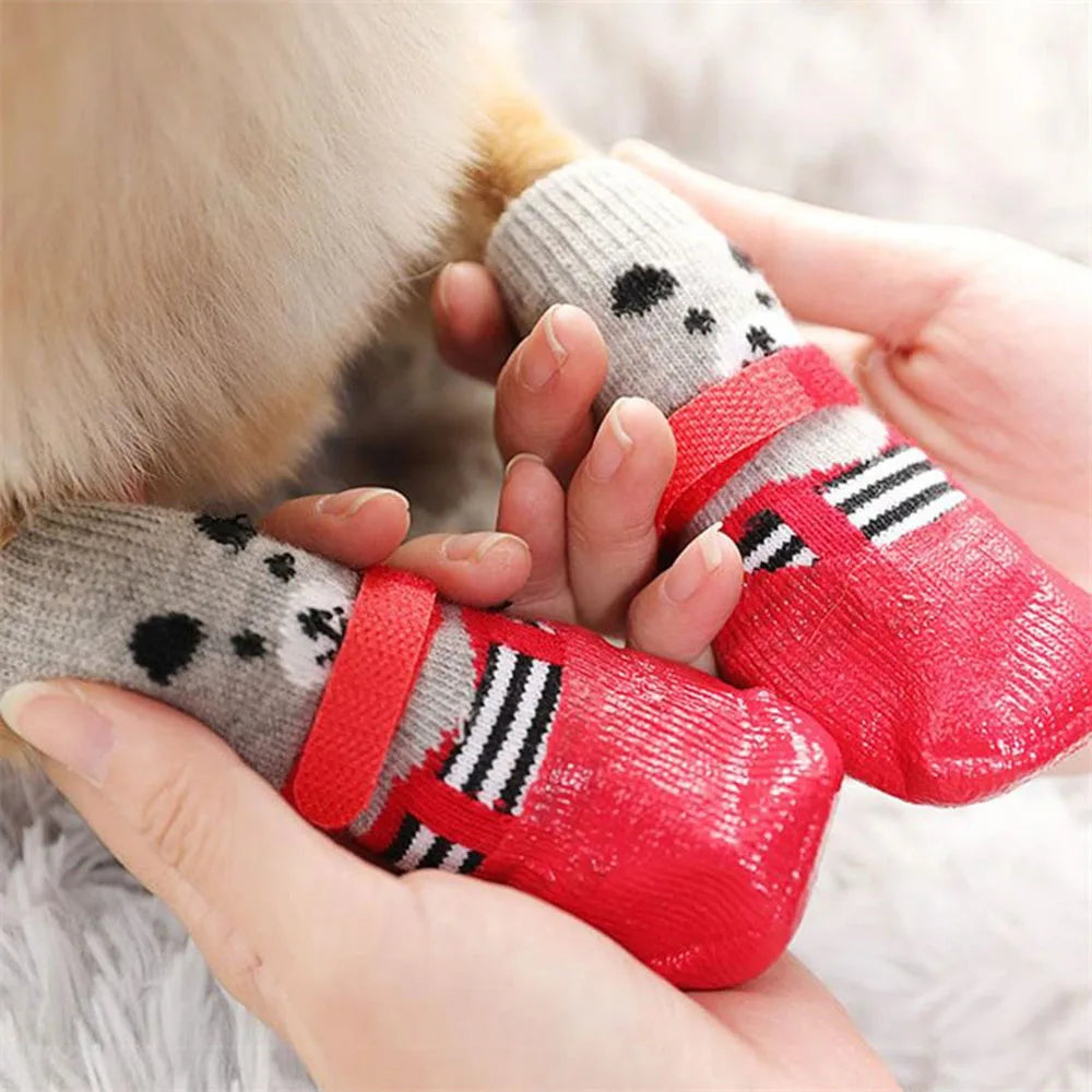 Sapatinho Meia Impermeável Antiderrapante para Pets - Conforto e Proteção