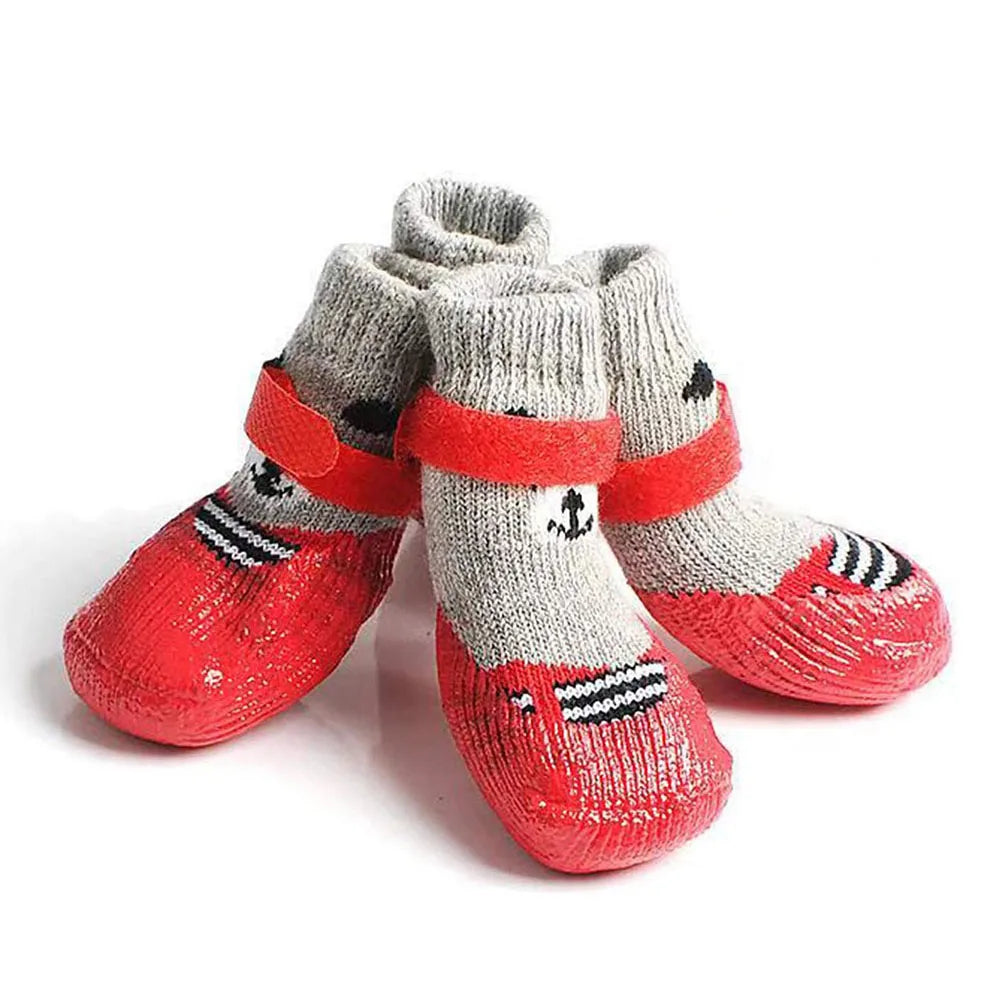 Sapatinho Meia Impermeável Antiderrapante para Pets - Conforto e Proteção