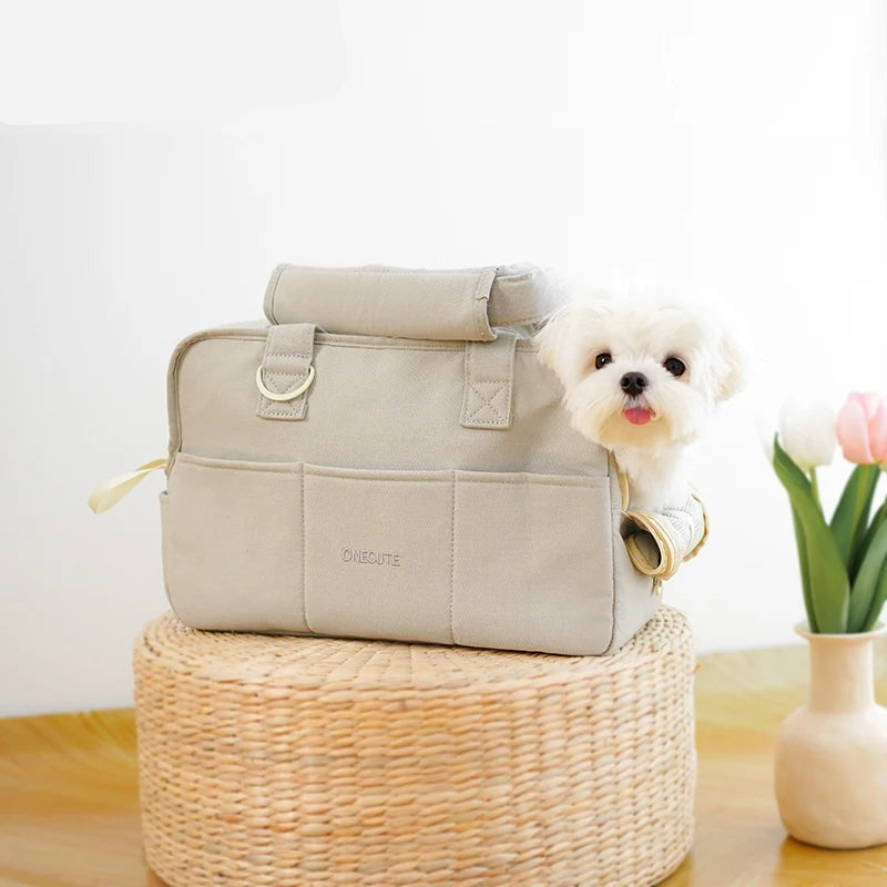 Bolsa Luxo de Transporte para Cachorro de Pequeno Porte