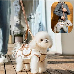 PetSling Comfort – Mochila Transversal de Transporte com Coleira Integrada