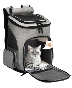Bolsa de Transporte para Gato Dobrável e Expansível